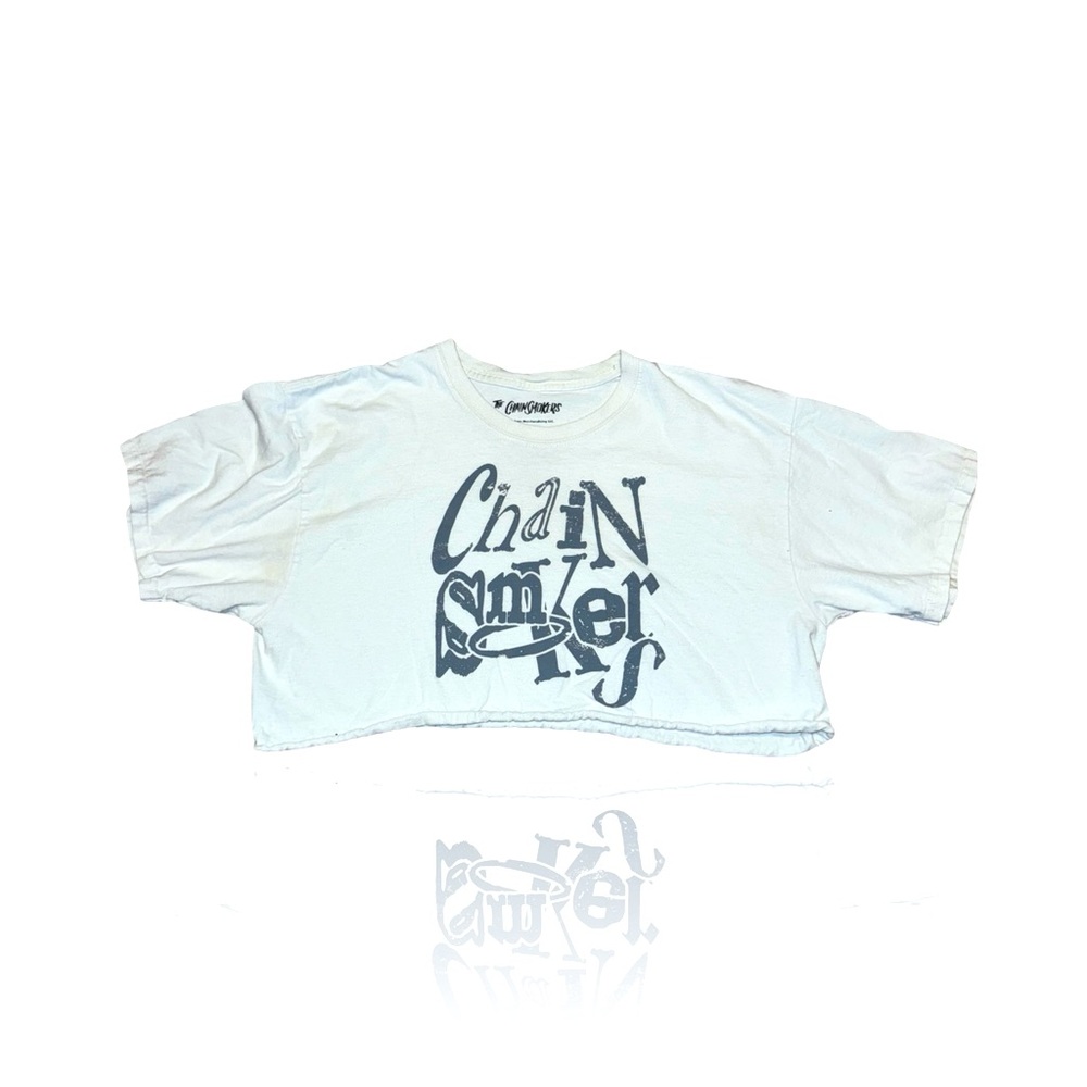 ChainSmokers Officially Licensed Concert Tee: Adult Large Crop Top: EDM